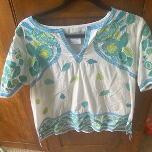 Gretchen Scott embroidered top